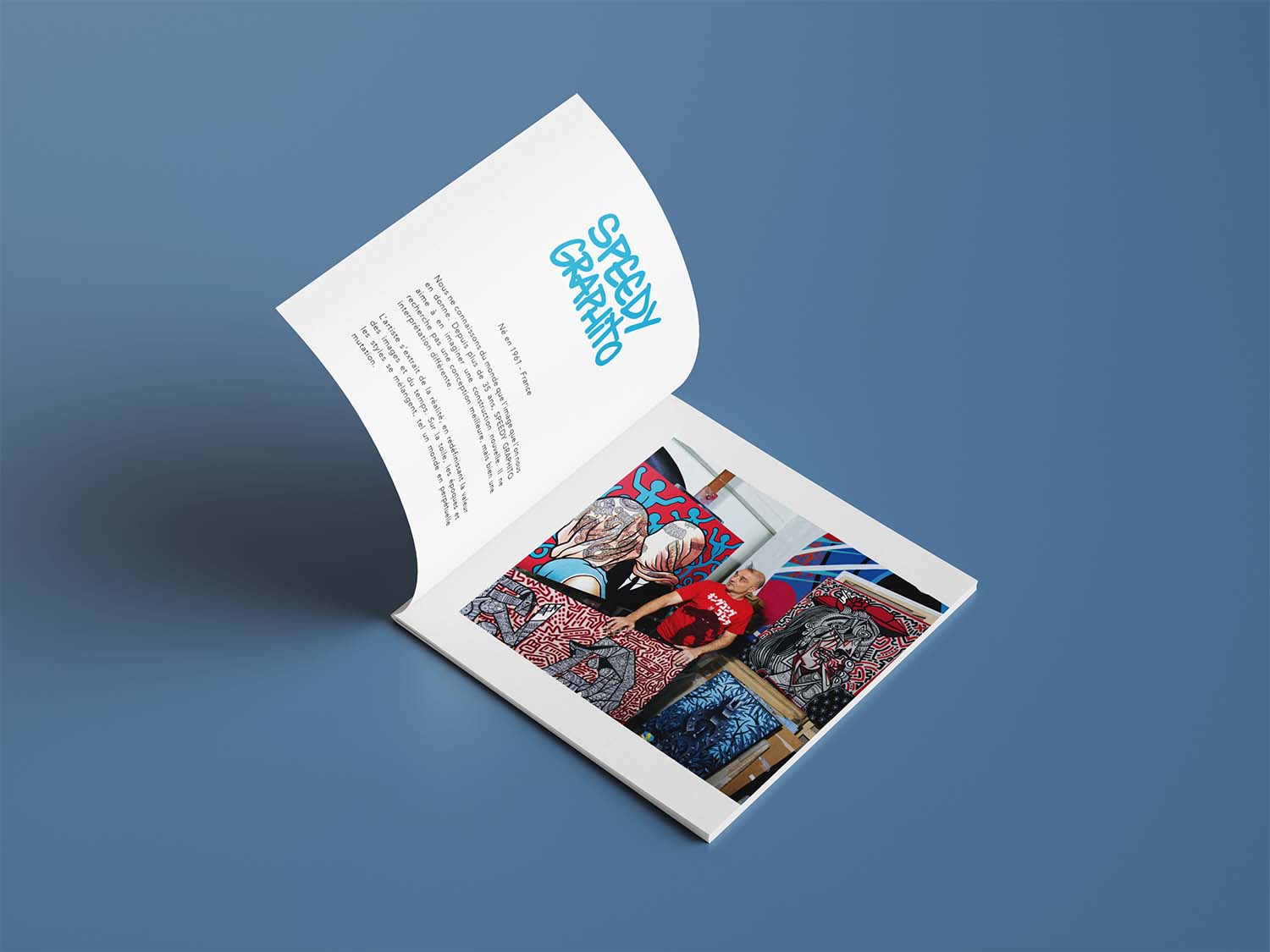 Vue du livre de Speedy Graphito - Vente du catalogue d'exposition.