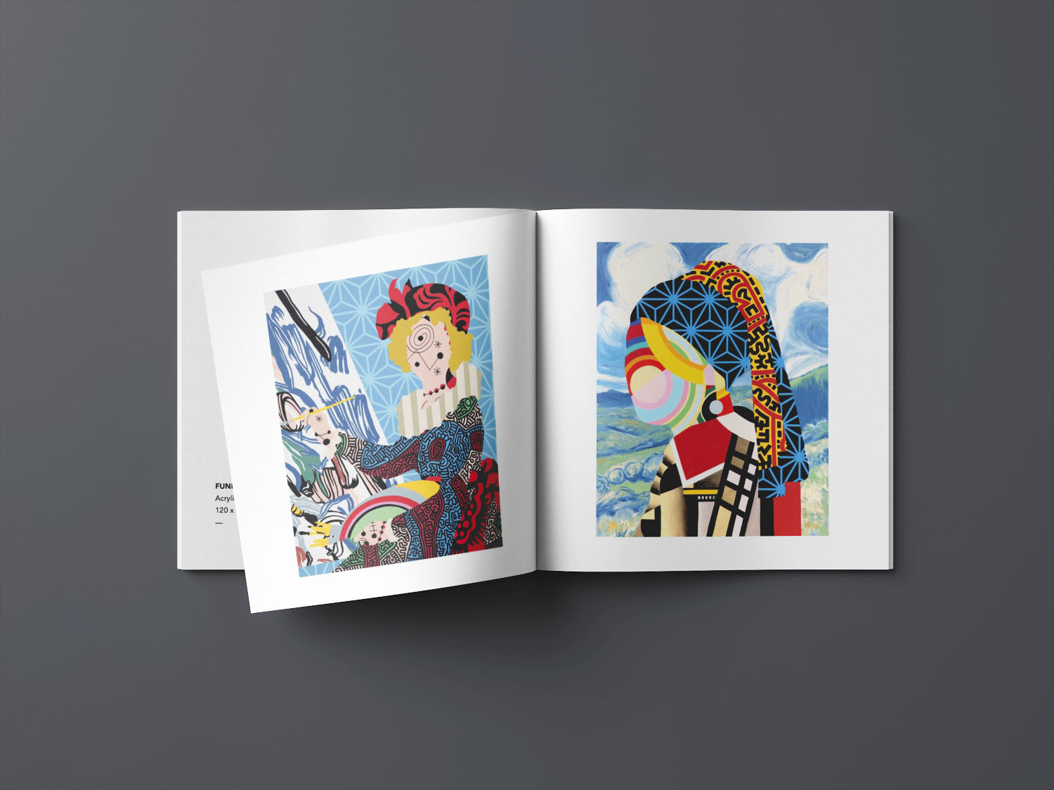 Catalogue d'exposition de Speedy Graphito-Jeune fille à la perle