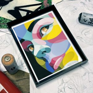 Tirage fine art de l'artiste Alber - Street art bordeaux