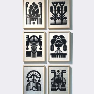 Série limitée d'oeuvres sur papier de Koralie