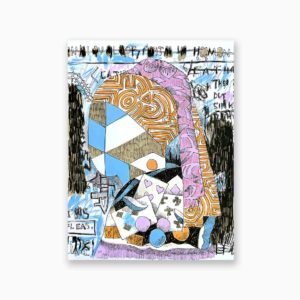 Oeuvre sur papier de l'artiste Speedy Graphito en vente à la galerie