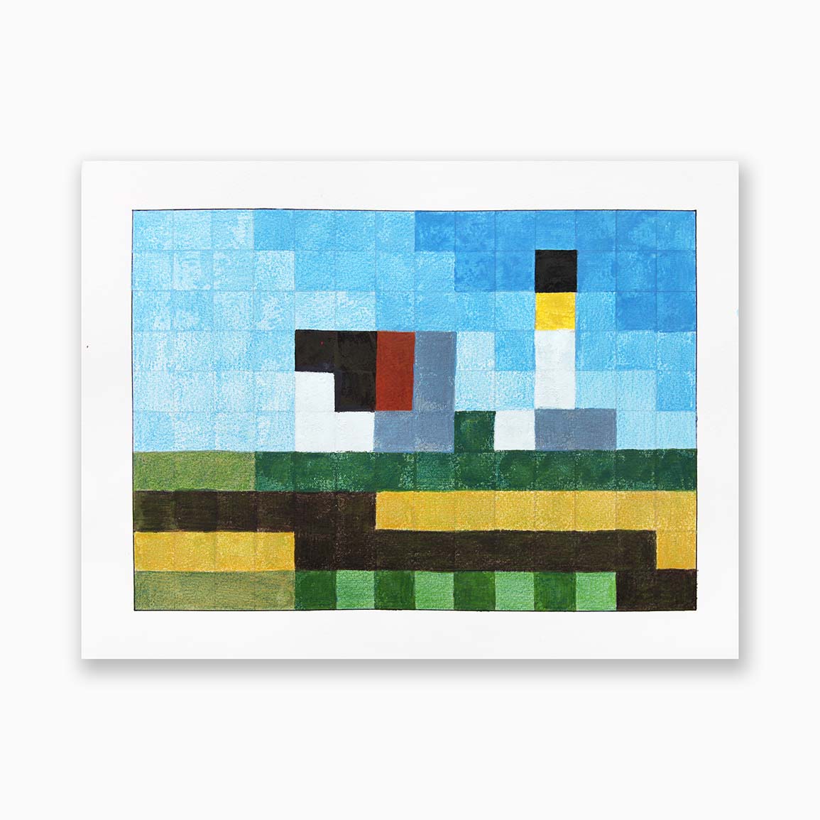 Tableau de Speedy Graphito sur papier - Hopper